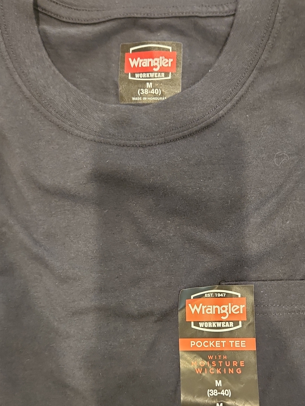 Wrangler Men's Black Pocket Tee
